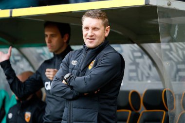Andy Dawson Hull City 'nin geçici teknik direktörü Hull City - Hull City - Birmingham City maçı sırasında MKM Stadyumu, Hull, İngiltere, 16 Ekim 202