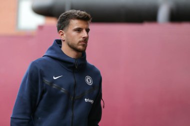 Chelsea 'den Mason Mount 19 Premier Lig maçı sırasında Birmingham, İngiltere' de 16 Ekim 202 'de Villa Park' ta Aston Villa ile Chelsea karşılaşacak.