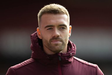 Premier Lig maçında Aston Villa, Chelsea 'ye karşı Villa Park, Birmingham, İngiltere' de 16 Ekim 202 'de oynanan Calum Chambers # 16.