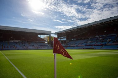 Premier Lig karşılaşmasında genel görüş Aston Villa Chelsea 'ye karşı Villa Park, Birmingham, İngiltere, 16 Ekim 202