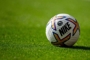 Premier League maçında Aston Villa Chelsea 'ye karşı Villa Park, Birmingham, İngiltere' de 16 Ekim 202 'de oynanan Premier League maçında top oynandı.