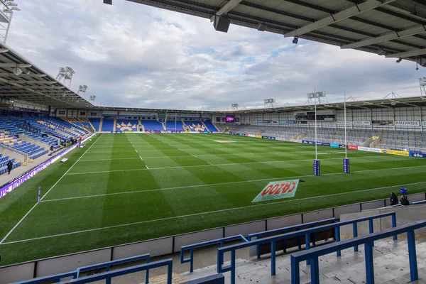 Veduta Generale Dello Stadio Halliwell Jones Sede Dell Odierna Coppa — Foto Stock