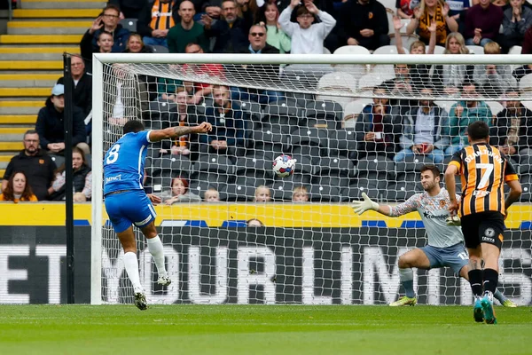 Troy Deeney Birmingham City Segna Una Penalità Durante Partita Sky — Foto Stock