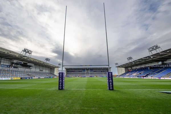 Algemeen Overzicht Van Het Halliwell Jones Stadium Locatie Voor Rugby — Stockfoto