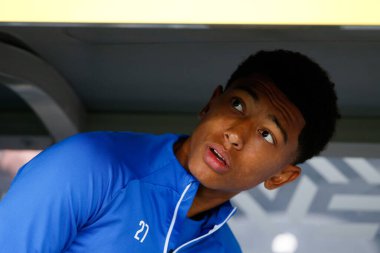 Birmingham City 'den Jobe Bellingham # 27 numara Hull City - Birmingham City maçında MKM Stadyumu, Hull, İngiltere, 16 Ekim 202