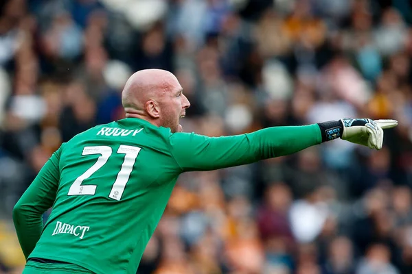 John Ruddy Birmingham City Durante Sky Bet Championship Match Hull — Foto Stock