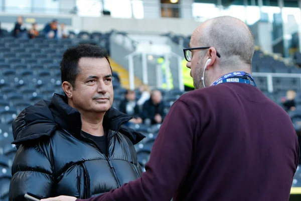 Acun Ilicali Propietario Hull City Entrevistado Por Bbc Humberside Antes —  Fotos de Stock