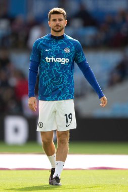 Mason Mount # 19 Chelsea Premier Lig karşılaşmasında Aston Villa Chelsea 'ye karşı Villa Park, Birmingham, İngiltere, 16 Ekim 202