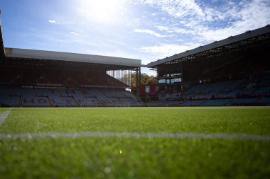 Premier Lig karşılaşmasında genel görüş Aston Villa Chelsea 'ye karşı Villa Park, Birmingham, İngiltere, 16 Ekim 202