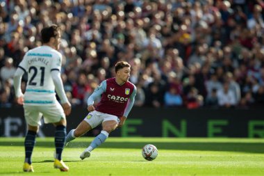 Aston Villa 'dan Matty Cash # 2 Premier Lig karşılaşmasında Aston Villa, Chelsea' ye karşı Villa Park, Birmingham, İngiltere, 16 Ekim 202
