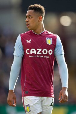 Aston Villa 'dan Jacob Ramsey # 41 Premier Lig karşılaşmasında Aston Villa, Chelsea' ye karşı Villa Park, Birmingham, İngiltere, 16 Ekim 202