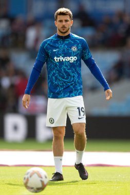 Mason Mount # 19 Chelsea Premier Lig karşılaşmasında Aston Villa Chelsea 'ye karşı Villa Park, Birmingham, İngiltere, 16 Ekim 202