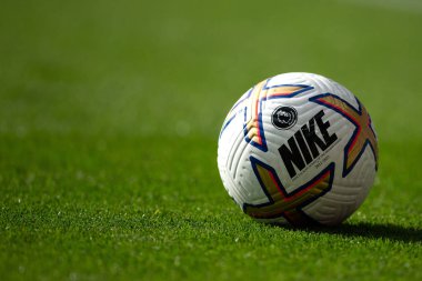Premier League maçında Aston Villa Chelsea 'ye karşı Villa Park, Birmingham, İngiltere' de 16 Ekim 202 'de oynanan Premier League maçında top oynandı.