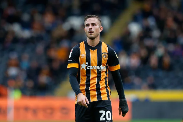 Dimitrios Pelkas Hull City Durante Sky Bet Championship Match Hull —  Fotos de Stock