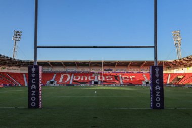 Eco-Power Stadyumu 'nun 2021 Dünya Rugby Ligi Kupası öncesinde genel bir görüntüsü, Fransa' nın Yunanistan 'a karşı Eco-Power Stadyumu, Doncaster, İngiltere, 17 Ekim 202