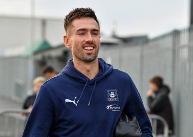 Plymouth Argyle forveti Ryan Hardie (9), Papa John 's Trophy maçı sırasında Plymouth Argyle' a karşı Crystal Palace U21, Home Park, Plymouth, İngiltere, 18 Ekim 202