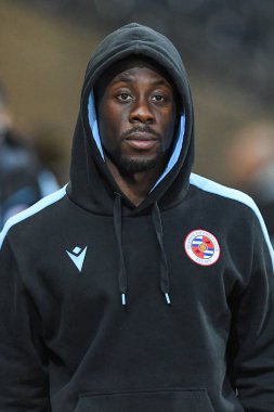 Reading 'den Andy Yiadom # 17 Swansea.com stadyumuna 18 Ekim 202' de Swansea.com Stadyumu 'nda oynanan Swansea City vs Reading maçında geldi.