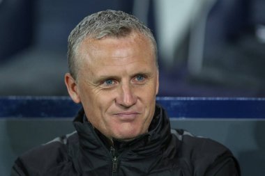 Richard Beale, West Bromwich Albion 'un teknik direktörü. 18 Ekim 202' de West Bromwich Albion, The Hawthorns, West Bromwich 'te Bristol City' ye karşı.