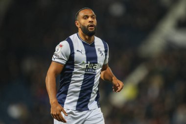 West Bromwich Albion 'dan Matt Phillips 18 Ekim 202' de The Hawthorns, West Bromwich, İngiltere 'de West Bromwich Albion-Bristol maçı sırasında