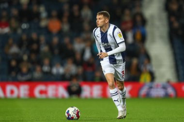Batı Bromwich Albion 'dan Conor Townsend # 3, Gök İddia Şampiyonası maçı sırasında West Bromwich Albion, Bristol City' ye karşı The Hawthorns, West Bromwich, İngiltere, 18 Ekim 202