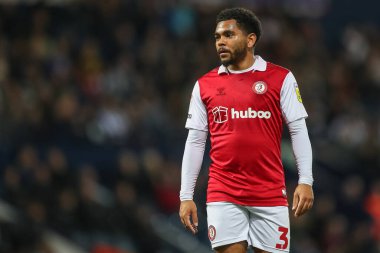 Bristol City 'den Jay Dasilva # 3. Gökyüzü İddia Şampiyonası maçı sırasında West Bromwich Albion, Bristol City' ye karşı The Hawthorns, West Bromwich, İngiltere, 18 Ekim 202