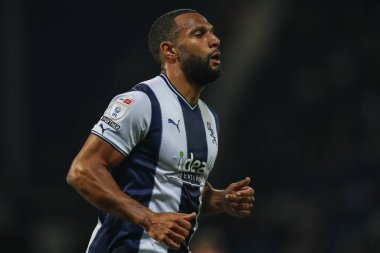 West Bromwich Albion 'dan Matt Phillips 18 Ekim 202' de The Hawthorns, West Bromwich, İngiltere 'de West Bromwich Albion-Bristol maçı sırasında