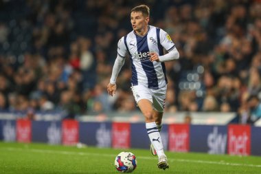 West Bromwich Albion 'un Conor Townsend # 3' ü 18 Ekim 202 'de İngiltere' de The Hawthorns, West Bromwich City 'de West Bromwich Albion - Bristol City maçında maç yapıyor.