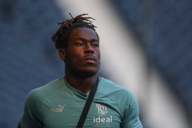 West Bromwich Albion 'dan Brandon Thomas-Asante, West Bromwich Albion' a karşı Bristol City 'nin 18 Ekim 202' de oynadığı The Hawthorns, West Bromwich maçından önce geldi.