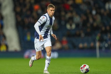West Bromwich Albion 'un Conor Townsend # 3' ü 18 Ekim 202 'de İngiltere' de The Hawthorns, West Bromwich City 'de West Bromwich Albion - Bristol City maçında maç yapıyor.