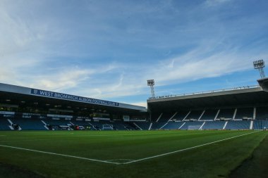 The Hawthorns, West Bromwich Albion 'un evi, West Bromwich Albion maçı öncesinde Bristol City' ye karşı The Hawthorns, West Bromwich, İngiltere, 18 Ekim 202
