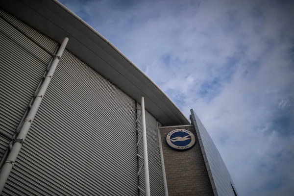 stock image A general view of the American Express Community stadium before the Premier League match Brighton and Hove Albion vs Nottingham Forest at American Express Community Stadium, Brighton and Hove, United Kingdom, 18th October 202