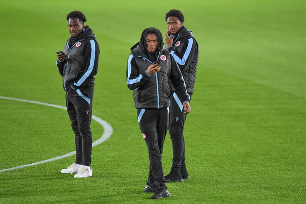 Reading Player Pre Match Pitch Inspection Sky Bet Championship Match — Stock Photo, Image