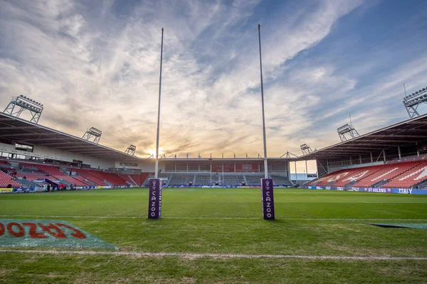 Algemeen Zicht Totally Wicked Stadium Locatie Voor Vandaag Voor Rugby — Stockfoto