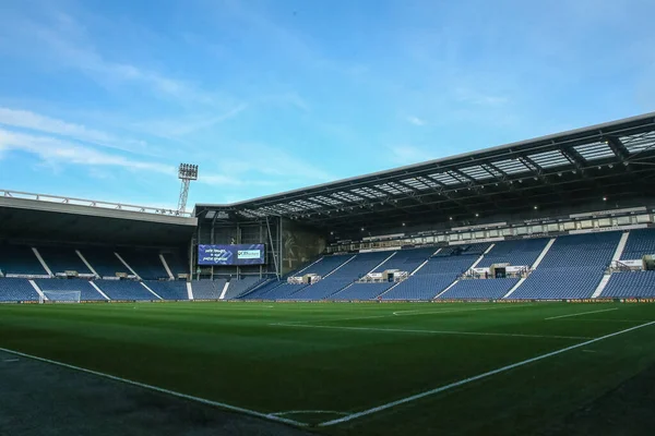 Vista Geral Dentro Hawthorns Casa West Bromwich Albion Antes Partida — Fotografia de Stock