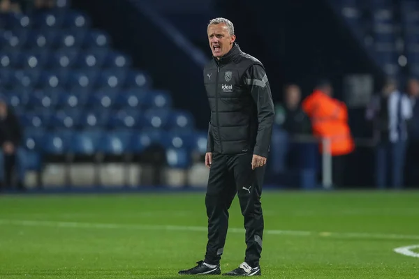 Richard Beale Caretaker Manager West Bromwich Albion Pre Game Warm — Stock Photo, Image