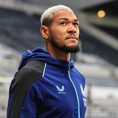 Newcastle United 'ın 7 numaralı Joelinton, 19 Ekim 2022' de St. James 's Park, Newcastle' da oynanan Premier League maçı öncesinde St Jamess Park 'a vardı.