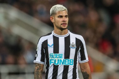 Newcastle United 'dan Bruno Guimares # 39 Premier League maçı sırasında Newcastle United Everton' a karşı St. James 's Park, Newcastle, İngiltere, 19 Ekim 2022