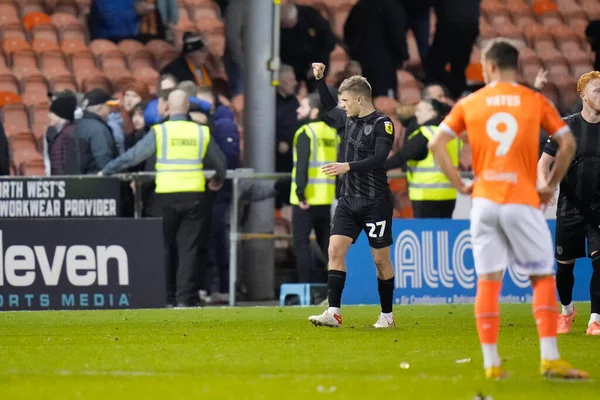 Regan Slater Hull City Salutes Fans Scoring Sky Bet Championship — Stock Photo, Image