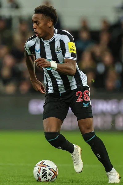 Joe Willock Newcastle United Akcji Podczas Meczu Premier League Newcastle — Zdjęcie stockowe