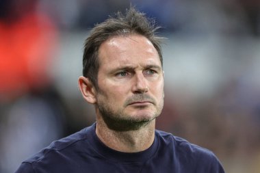 Premier Lig karşılaşmasında Everton 'ın teknik direktörü Frank Lampard, Newcastle United ile Everton arasında 19 Ekim 202' de St. James 's Park, Newcastle, İngiltere' de oynanan karşılaşma sırasında