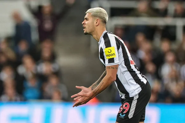 Bruno Guimares Newcastle United Reagerar Premier League Matchen Newcastle United — Stockfoto