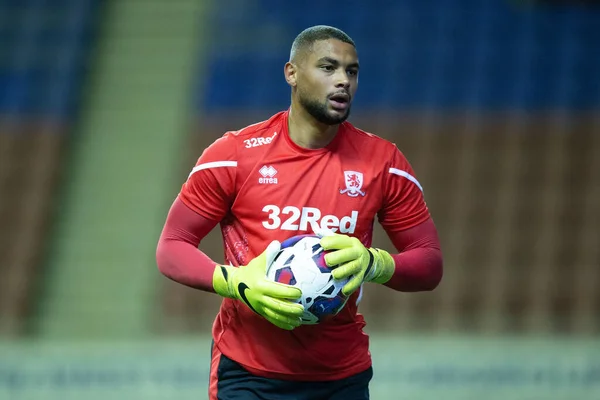 Zack Steffen Middlesbrough Sky Bet Championship Match Wigan Athletic Middlesbrough — 스톡 사진