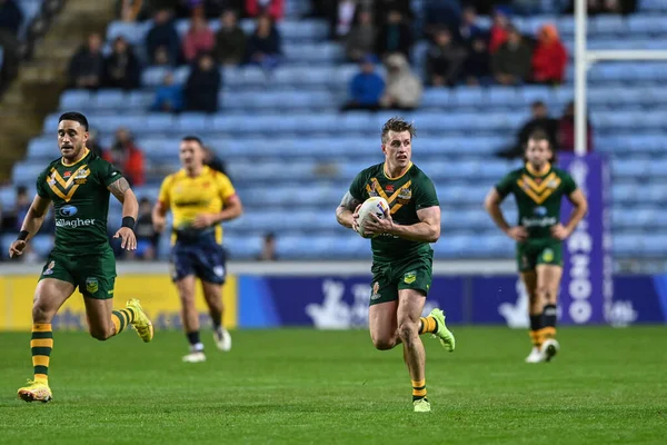 Cameron Munster Australia Breekt Tijdens Rugby League World Cup 2021 — Stockfoto