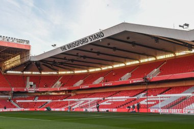 The City Ground, Nottingham Forest F.C. Premier League maçı sırasında Nottingham Forest 'a karşı Liverpool City Ground, Nottingham, İngiltere 22 Ekim 202