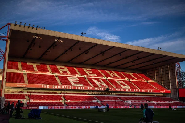 General View City Ground Premier League Match Nottingham Forest Liverpool — Stock Photo, Image