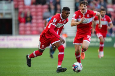 Middlesbrough Sky Bet Şampiyonası 'nda Middlesbrough - Huddersfield Town maçı sırasında Middlesbrough # 2.