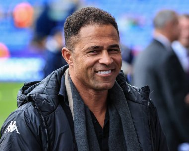 Jason Robinson OBE, 22 Ekim 202 'de Bolton Üniversitesi, Bolton Stadyumu' nda oynanan Rugby Ligi Dünya Kupası 2021 Grubu A Grubu maçına katıldı.