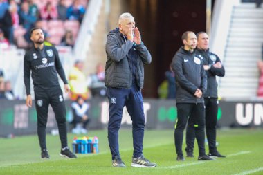 Leo Percovich Middlesbrough 'un, Middlesbrough - Huddersfield Town maçı sırasında Middlesbrough, Middlesbrough, Birleşik Krallık Riverside Stadyumu, 22 Ekim 202