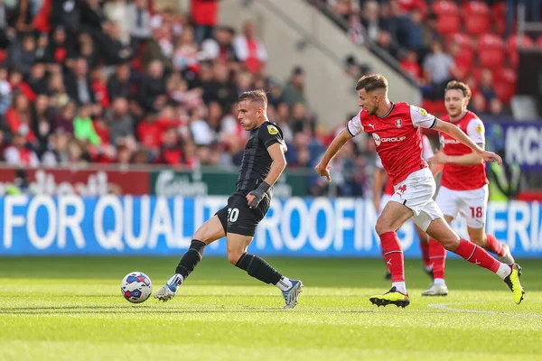 Dimitris Pelkas Van Hull City Passeert Bal Tijdens Sky Bet — Stockfoto