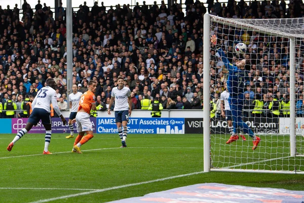 Jerry Yates Van Blackpool Scoort Tijdens Sky Bet Championship Match — Stockfoto